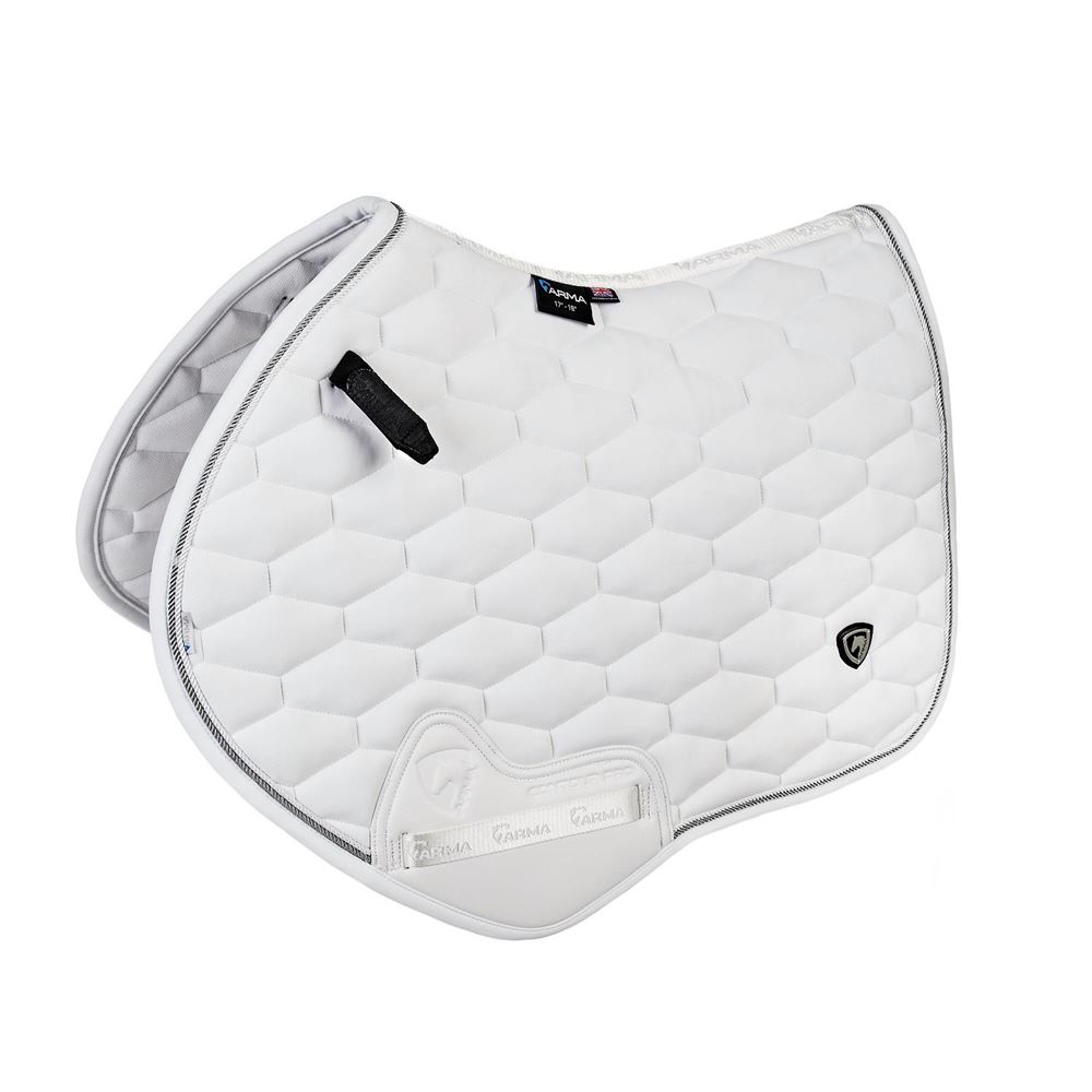 Shires Arma Eltar Jump Saddlecloth (White)