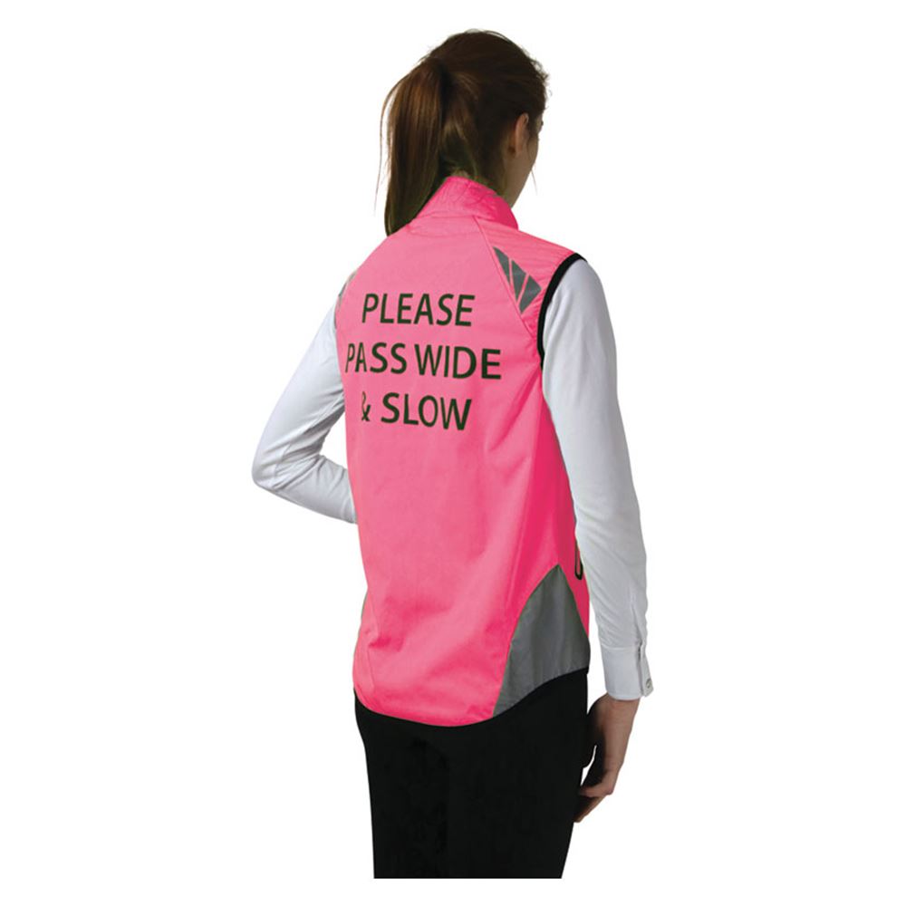 Reflector Gilet by Hy Equestrian Child - Pass Wide and Slow
