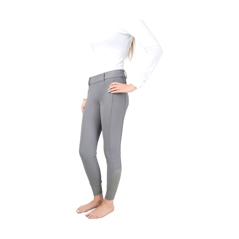 Hy Equestrian Glacial Softshell Riding Tights (Grey)
