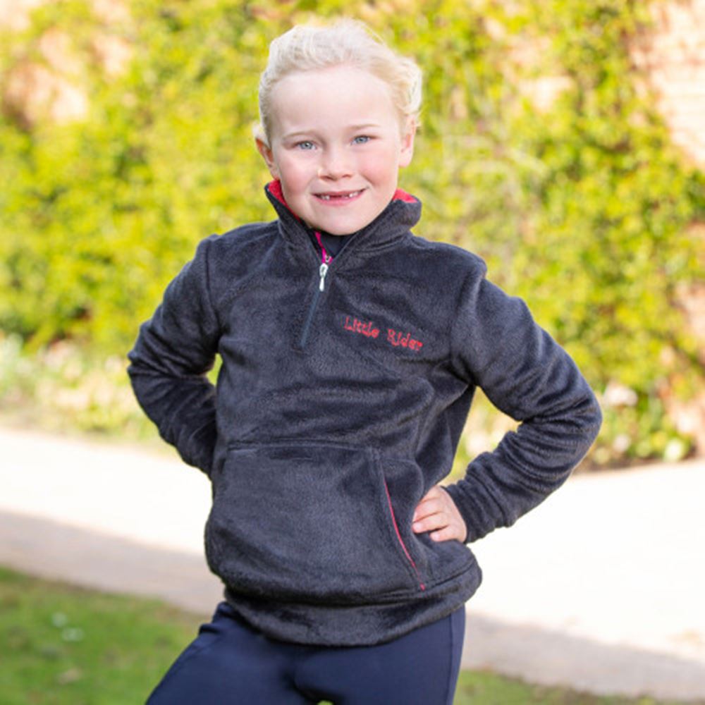 Nina Soft Fleece by Little Rider (Grey/Red)