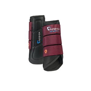 Shires ARMA Air Motion Brushing Boots (Black Cherry)
