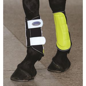 Weatherbeeta Reflective Single Lock Brushing Boots