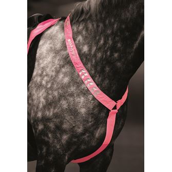 Shires Equi-Flector Breastplate (Bright Pink)