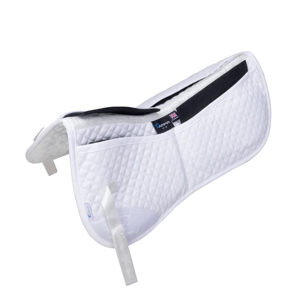 Shires ARMA Corrective Half Pad (White)
