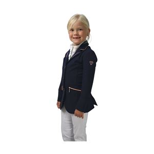 Hy Equestrian Cadiz Mizs Show Jacket (Navy/Rose Gold)