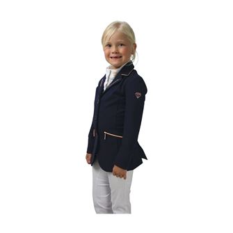 Hy Equestrian Cadiz Mizs Show Jacket (Navy/Rose Gold)