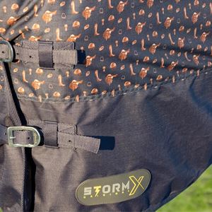 Hy Equestrian StormX Original Country 100 Turnout Rug (Navy)