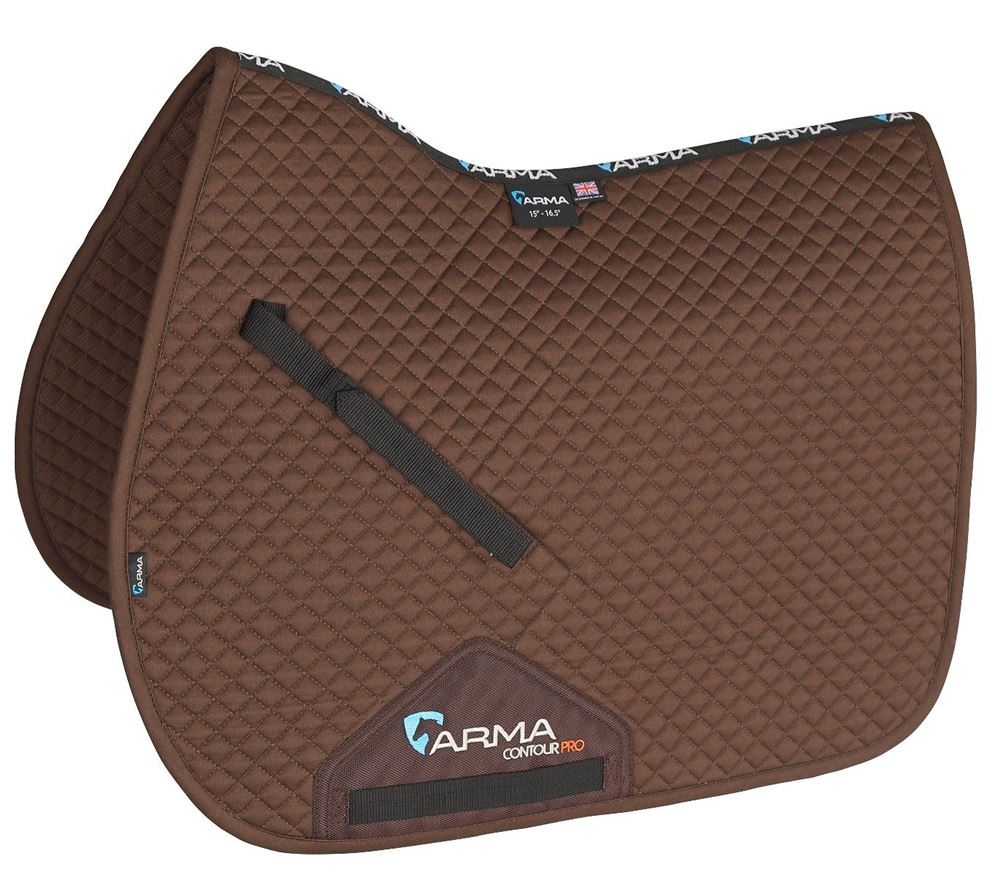 Shires ARMA Saddlecloth (Brown)