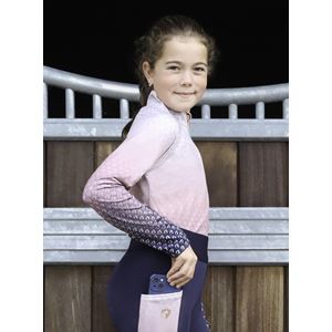 Hy Equestrian Elevate Mizs Ombre Base Layer (Navy/Rose)