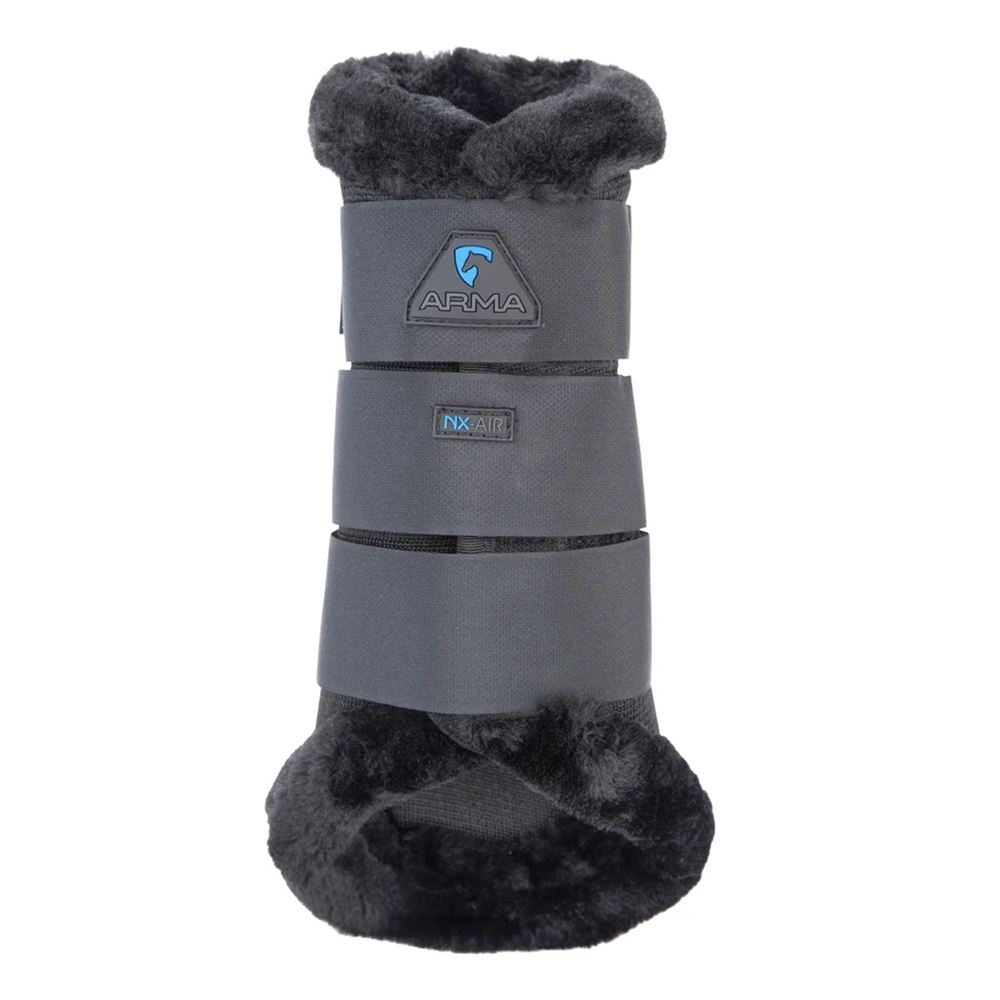 Shires Arma NX-AIR SupaFleece Brushing Boots (Black)