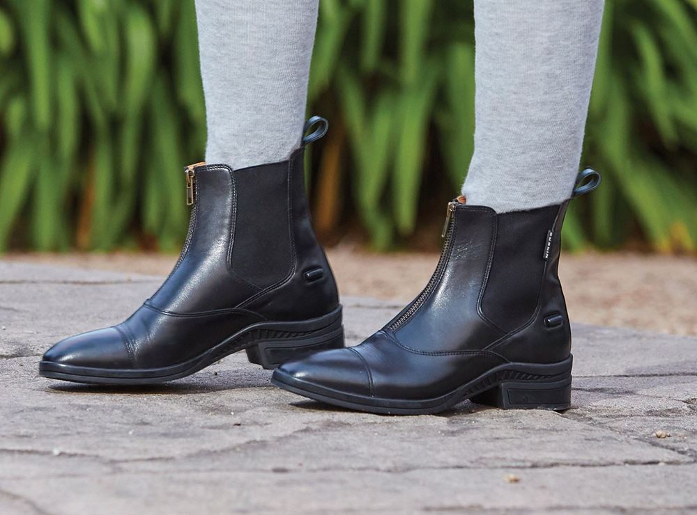 Dublin Paramount Zip Paddock Boots (Black)