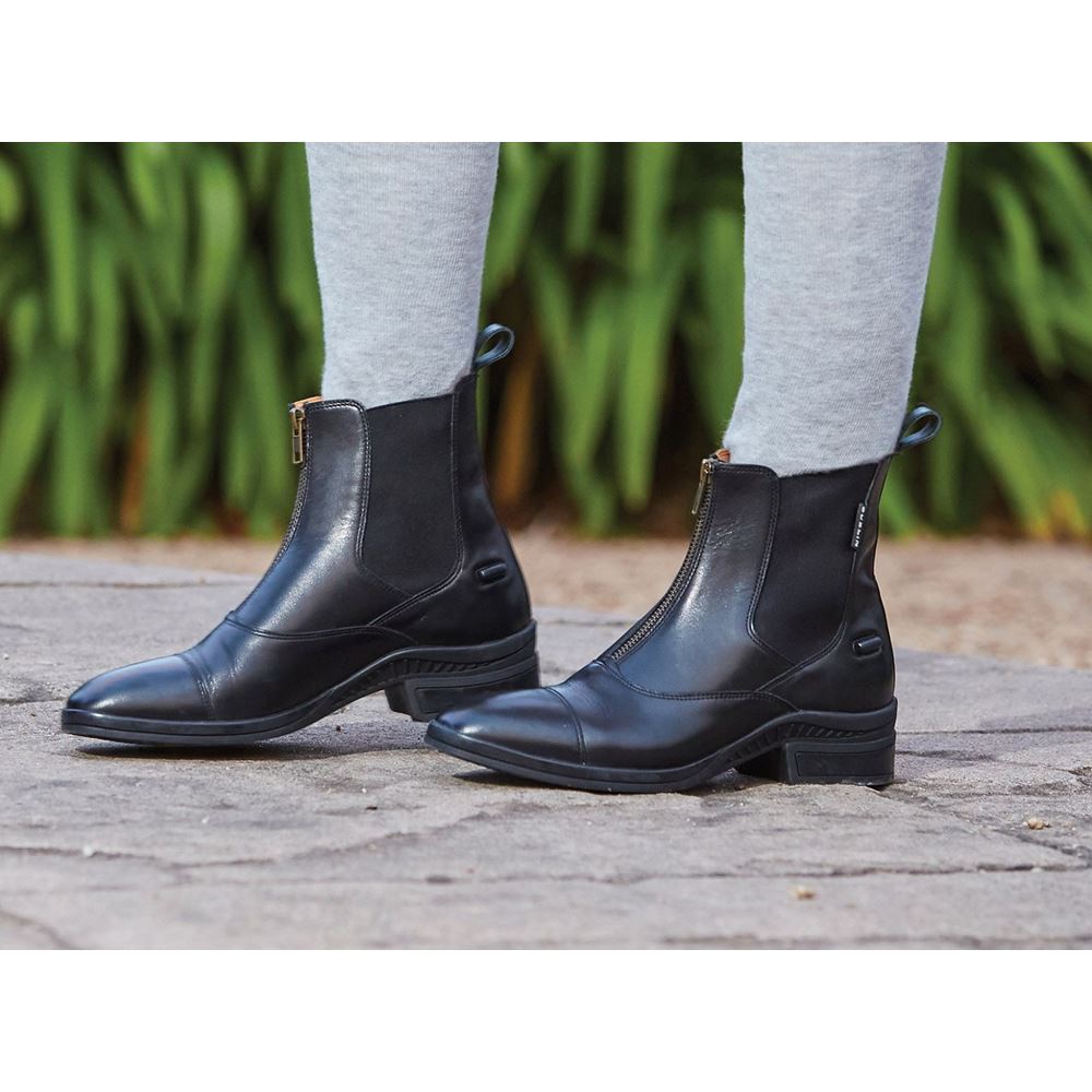 Dublin Paramount Zip Paddock Boots (Black)