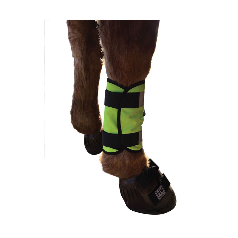 Reflector Horse Leg Wraps by Hy Equestrian