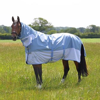 Shires Tempest Original Waterproof Fly Rug (Pale Blue)