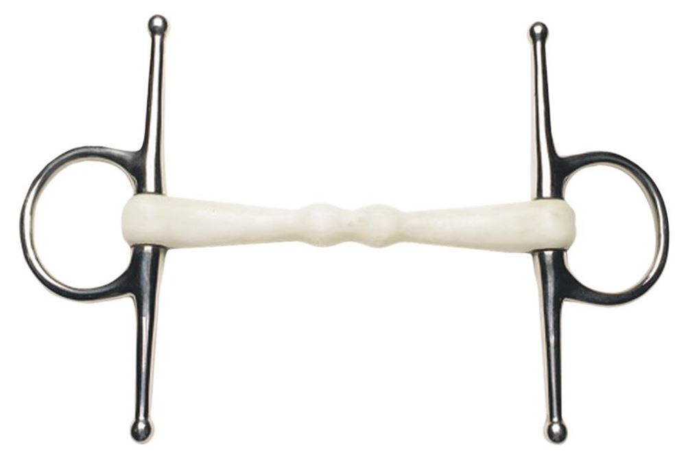 Korsteel Flexi Mullen Mouth Full Cheek Snaffle Bit