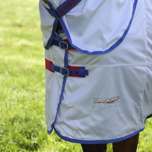 Shires Tempest Original Fly Rug & Neck Set (White)
