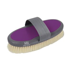 Hy Sport Active Goat Hair Body Brush (Amethyst Purple)