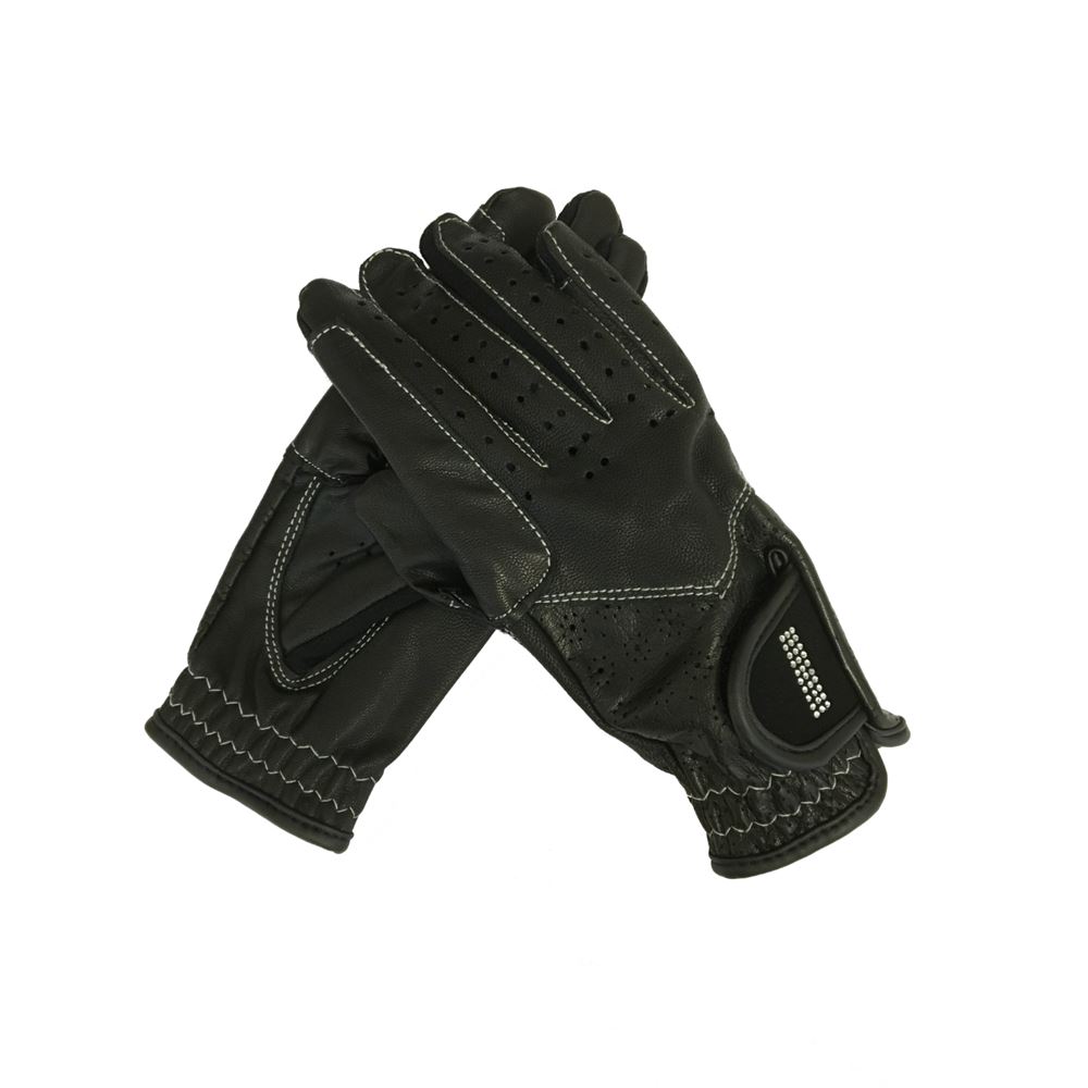Tuffa Gem Leather Riding Gloves