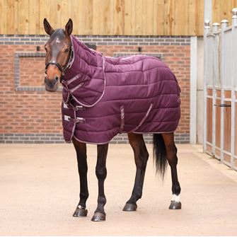 Shires Tempest Original 300 Stable Rug Combo (Burgundy)