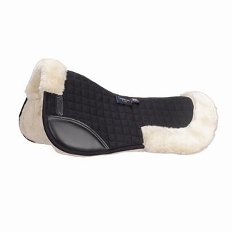 Shires Arma Deluxe Cotton Half Pad (Black/Natural)