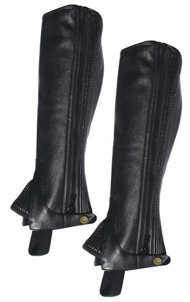 Rhinegold Children’s Leather Gaiters