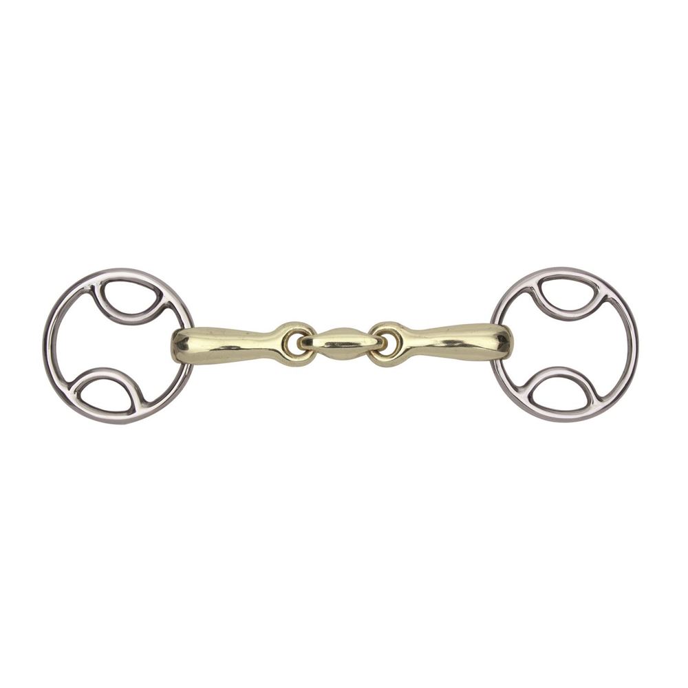 Shires Bevel Bit with Brass Alloy Lozenge Mouth