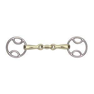 Shires Bevel Bit with Brass Alloy Lozenge Mouth