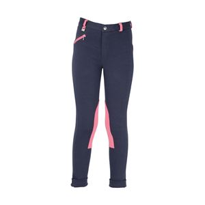 HyPERFORMANCE Belton Children's Jodhpurs (Navy/Pink)
