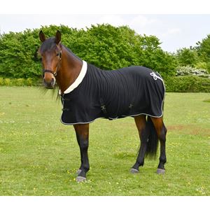 Rhinegold Show Fleece With Fur Collar (Black)