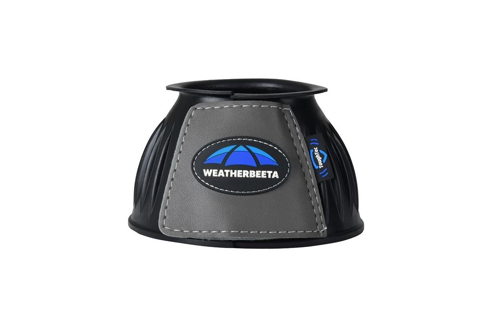 Weatherbeeta Tough-Tec Prime Rubber Bell Boots (Black/Grey)