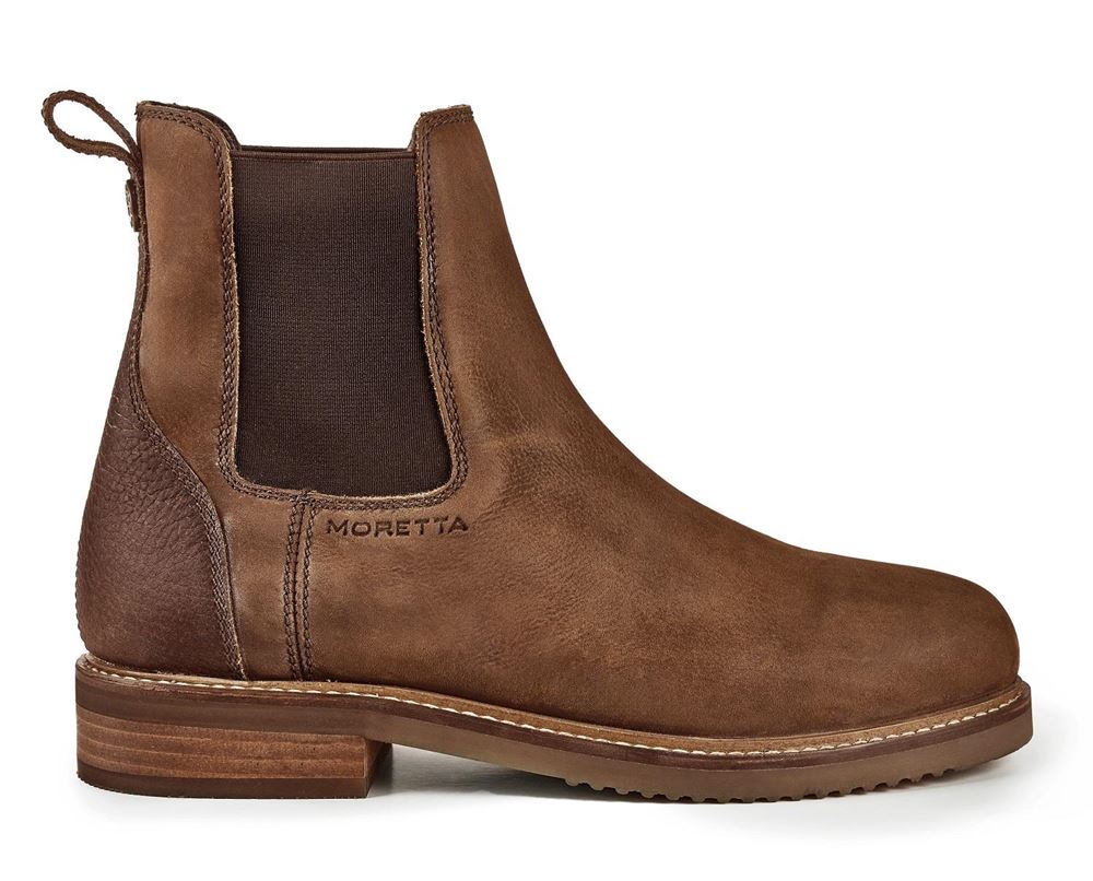 Shires Moretta Modena Chelsea Boots (Tan)