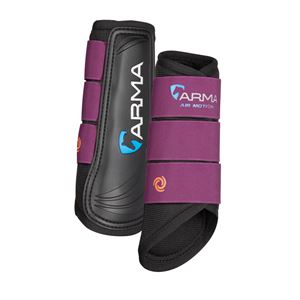 Shires ARMA NX-MAX Brushing Boots (Plum)