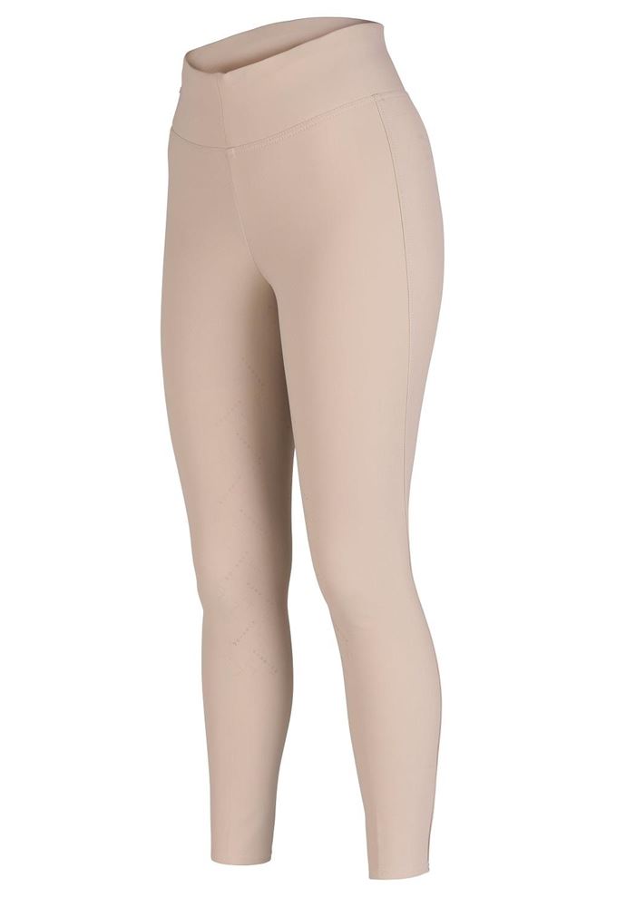 Shires Aubrion Optima Ladies Sport Riding Tights (Beige)