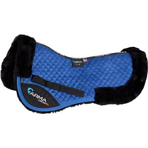 Shires ARMA Suede Half Pad (Royal Blue)