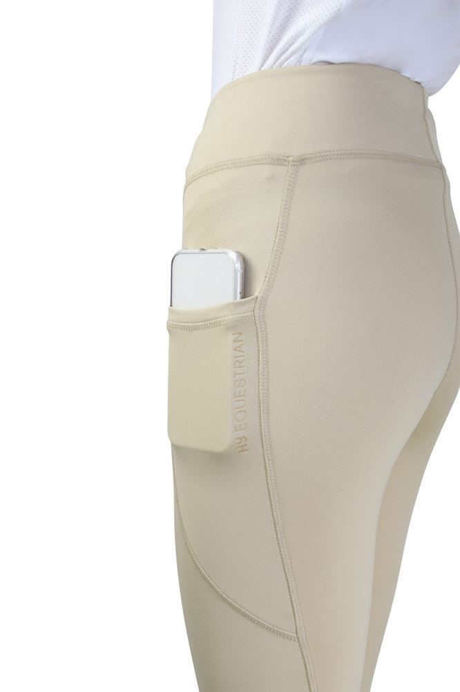 Hy Equestrian Selah Competition Riding Tights (Beige)