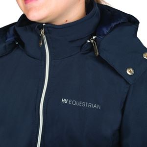 Hy Equestrian Elevate Mizs Guard Waterproof Coat (Navy)