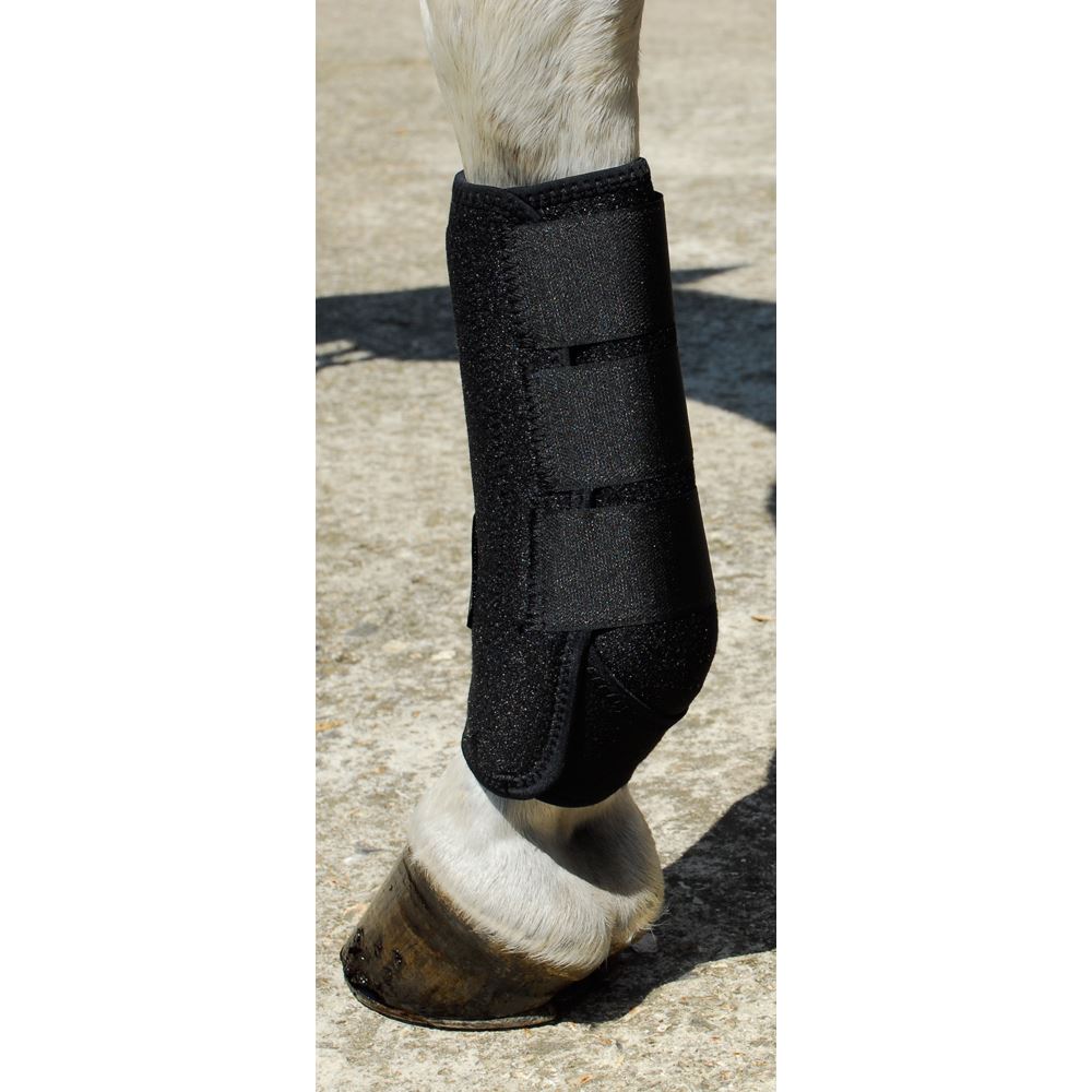 Rhinegold Sports Medicine Wrap Boots (Black)