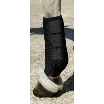 Rhinegold Sports Medicine Wrap Boots (Black)