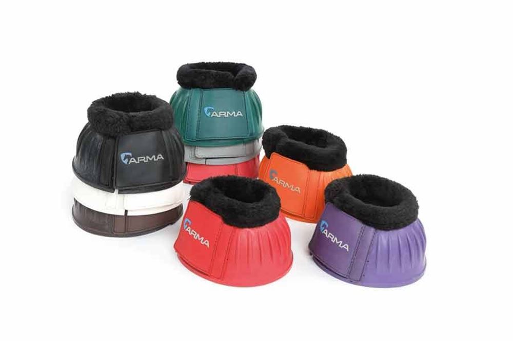 Shires ARMA Black Fleece Over Reach Boot