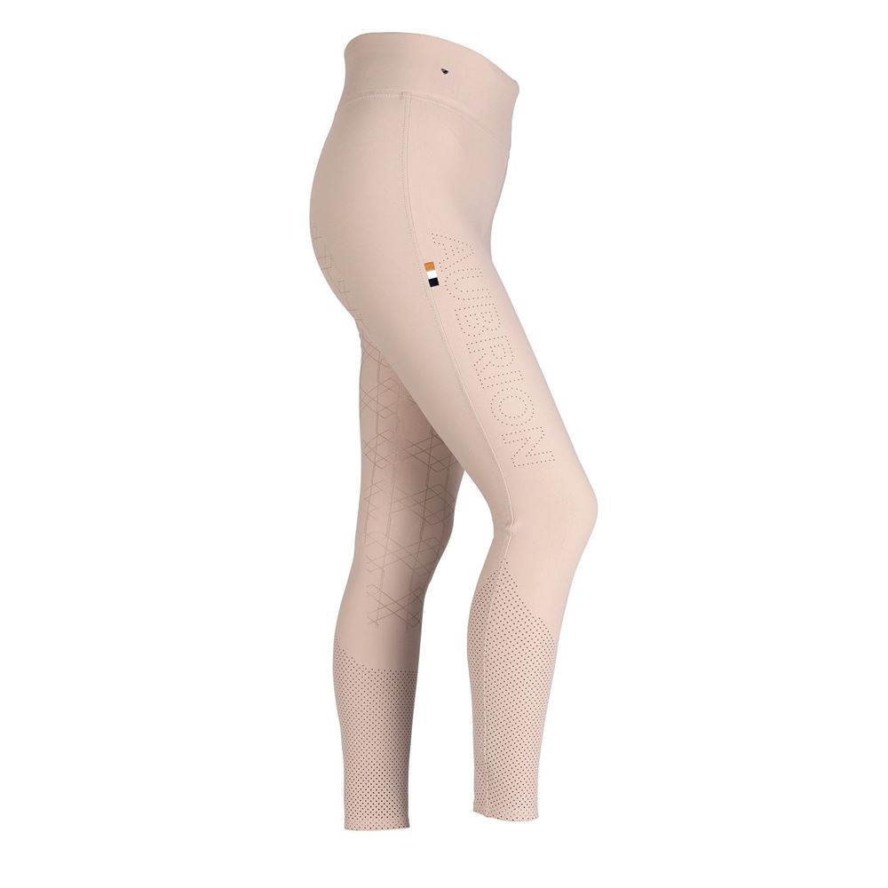 Shires Aubrion Optima Ladies Air Riding Tights (Beige)