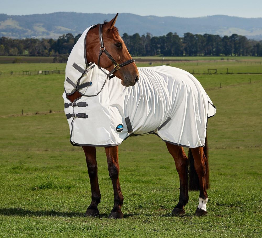 WeatherBeeta ComFiTec Tyro Fly Sheet Combo (White/Charcoal)