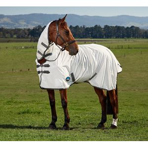 WeatherBeeta ComFiTec Tyro Fly Sheet Combo (White/Charcoal)