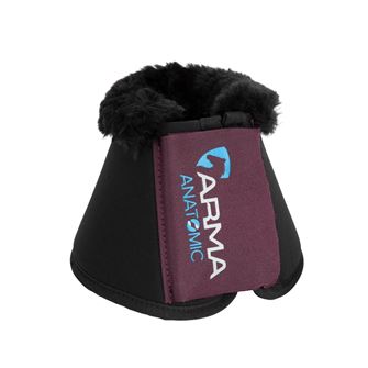 Shires ARMA SupaFleece Neoprene Over Reach Boots (Black Cherry)