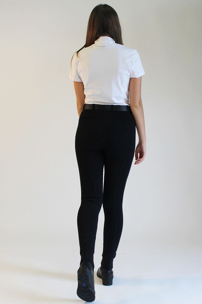 Gallop Ladies Classic Plain Jodhpurs (Black)