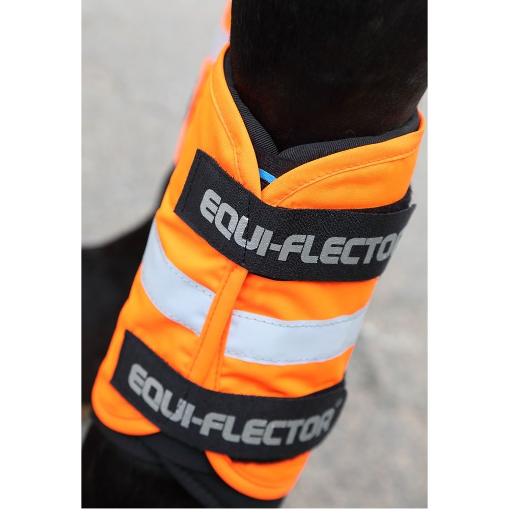 Shires Equi-Flector Arm/Leg Bands (Bright Orange)
