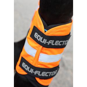 Shires Equi-Flector Arm/Leg Bands (Bright Orange)