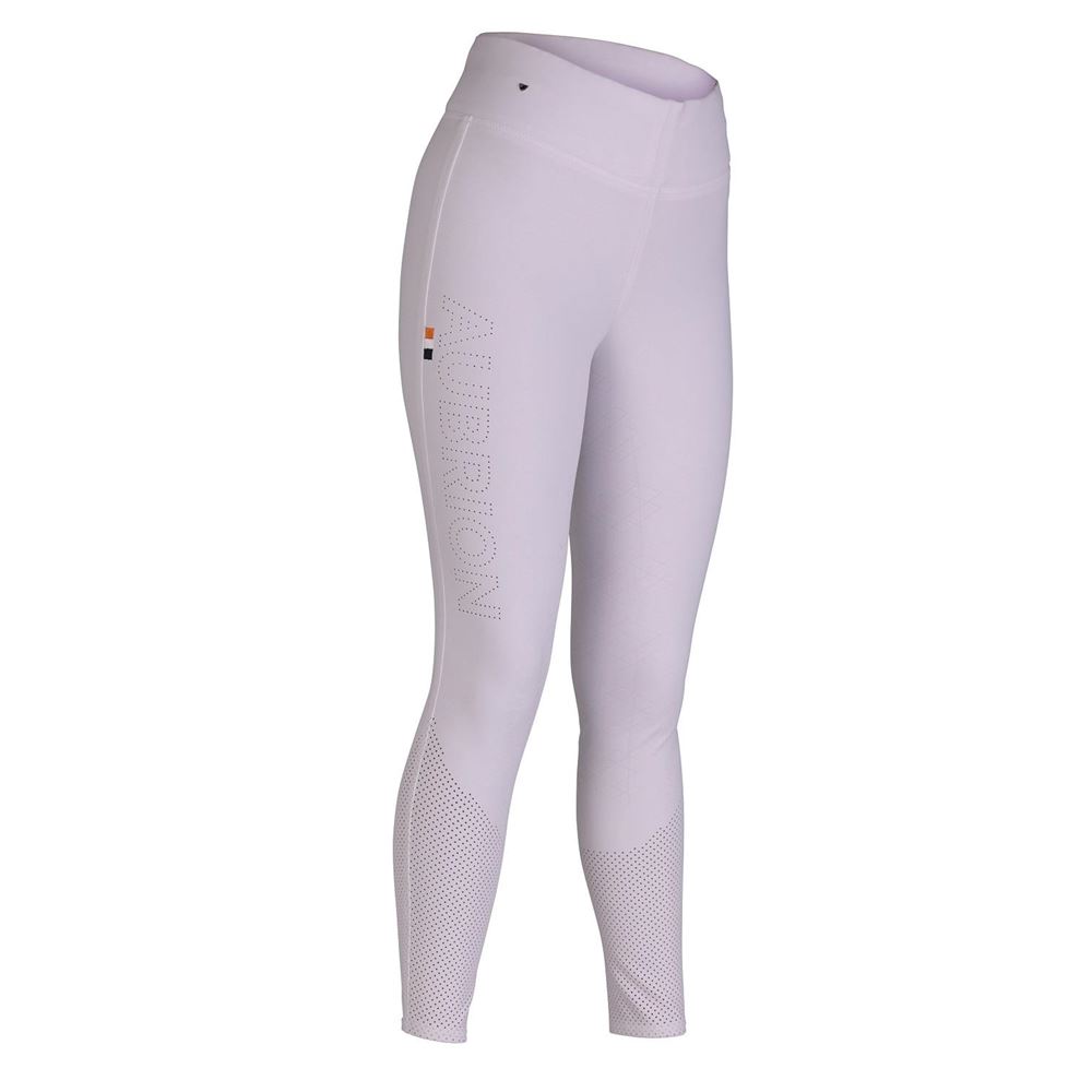 Shires Aubrion Optima Ladies Air Riding Tights (White)