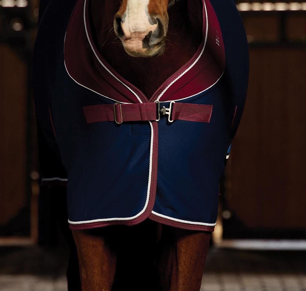 Weatherbeeta Opulence Show Sheet Standard (Navy/Burgundy)