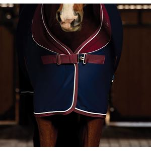 Weatherbeeta Opulence Show Sheet Standard (Navy/Burgundy)
