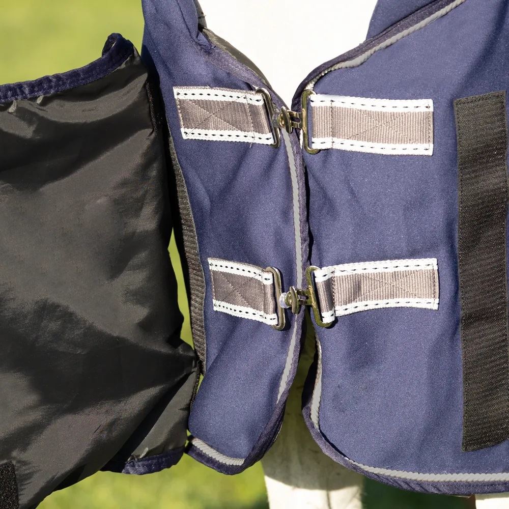 Hy Equestrian DefenceX Shield Royal Elite Fleece Rug (Navy)